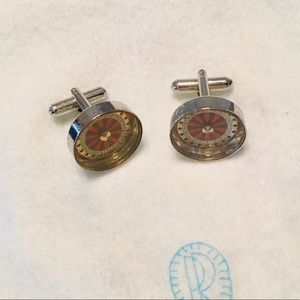 Men’s French Cuff Links, Roulette